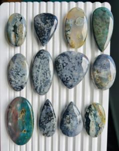 Cabujones de Jaspe Oceánico 100% Natural de Excelente Calidad, Gemas Sueltas Hechas a Mano en Formas y Tamaños Variados para Joyería, ASHU GEMS - Product Image 3