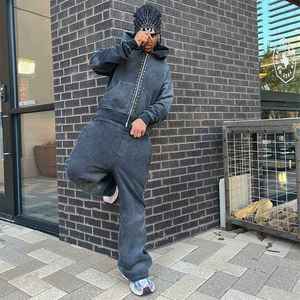 <b>Lightweight</b> Printed Casual Solid Boxy Regular Tracksuit Custom <b>Hoodie</b> & Sweatpants Set for Men 100% Cotton - Product Image 4