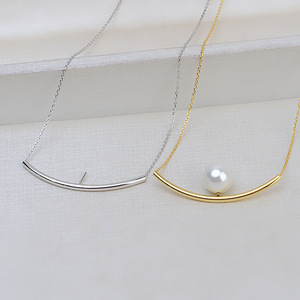 S925 Silver <b>Pearl</b> <b>Pendant</b> Necklace Women's DIY Chain Accessories Empty Holder Han 1937 <b>Pendants</b> & <b>Charms</b> - Product Image 1