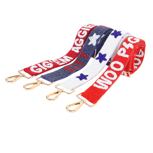 Nuevo Bolso Bandolera para Mujer con Patrón Geométrico y Correas con Cuentas - Product Image 6