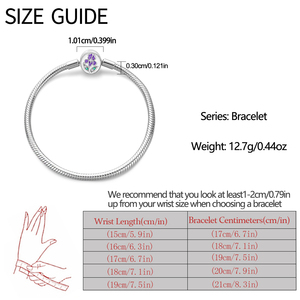 Pulsera y Brazalete de Dijes de Plata Más Popular de Codedog con Dije de Amor y Flor con Circón al por Mayor, Regalo para Mujer y Niña - Product Image 4