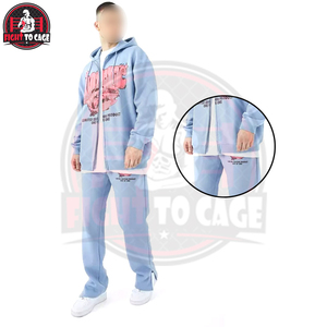 Survêtements pour hommes style évasé, nouvelle collection 2026, couleur bleue, meilleur fournisseur, matériau de qualité supérieure, vêtements de mode masculins - Product Image 4