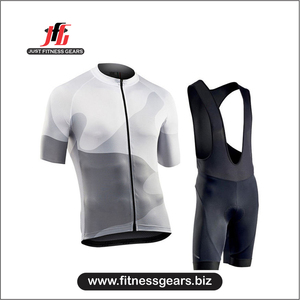 ชุดยูนิฟอร์มปั่นจักรยานแบบไม่มีแขน JUST FITNESS GEARS ผลิตจากผ้าสแปนเด็กซ์/โพลีเอสเตอร์คุณภาพสูง 100% แห้งเร็ว พิมพ์ลายแบบซับลิเมชั่น สำหรับผู้ใหญ่ | - Product Image 4