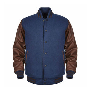 Wholesale Plus Size <b>Men</b>’s Varsity <b>Jacket</b> Custom Embroidery <b>Lightweight</b> Breathable <b>Jacket</b> for <b>Men</b> - Product Image 1