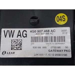 Module de commande de passerelle A7 C7 2010-2015 d'occasion GENUINE 4G0907468AC - Product Image 4