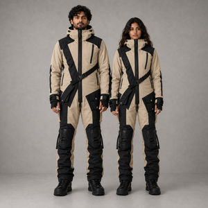 Custom Unisex Heavy Duty Ski Suit Thermal Waterproof Snow Jacket and Bib <b>Pants</b> Wholesale Winter Wear Manufacturer Supplier - Product Image 6