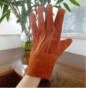ถุงมือนิรภัย สีแดง พื้นผิวเรียบ กันลื่น ข้อมือตรง ทนความร้อน ซักด้วยเครื่องได้ 12 นิ้ว ใช้งานทั่วไป ทนทาน - Product Image 3