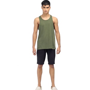 Débardeur de haute qualité personnalisé en gros pour hommes 100% coton débardeur en tissu respirant de musculation parfait pour l'entraînement - Product Image 4