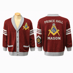 <b>Men</b>’s Masonic Logo Sweater – Premium Knitted Freemason <b>Pullover</b>, Comfortable Casual Winter Wear, Custom Design & Private Label - Product Image 3