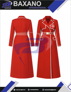 Manteau en laine de haute qualité pour femmes Delta Sigma Theta Sorority, trench-coat ceinturé, manteau long en laine, pour les membres de la sororité DST - Product Image 6