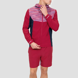 Custom Solid Half Zip Lightweight Nylon/Cotton Jacket <b>Jogger</b> Shorts <b>Set</b> Two Piece Sport Casual <b>Plus</b> <b>Size</b> Windbreaker Tracksuit - Product Image 5