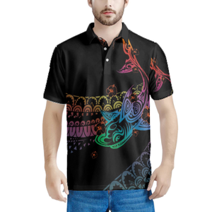 Camisas Casuales para Hombre, 100% Poliéster, Secado Rápido, Manga Corta, Estampadas, Ropa Deportiva de Golf - Product Image 4