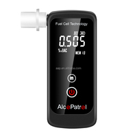 Alcooltest numérique portable Alcopatrol de conception britannique OEM avec écran LCD, capteur à pile à combustible, précision +/-0,008