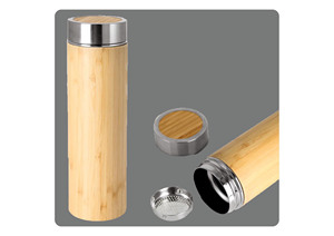 Bouteille d'eau isotherme en acier inoxydable Liviya, anti-fuite, pour boissons chaudes et froides, idéale pour la salle de sport, la fête des mères, la Saint-Valentin - Product Image 5