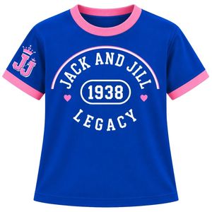เสื้อยืดแขนสั้นคอกลมผ้าถักนุ่มสบายสำหรับผู้หญิง รุ่น Jack and Jill เหมาะสำหรับใส่ลำลองทุกวัน แฟชั่นเสื้อผ้าผู้หญิง - Product Image 1