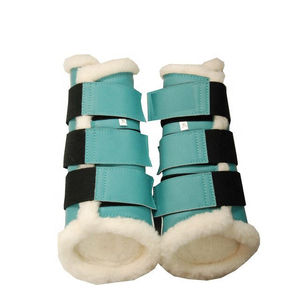 Bottes d'équitation professionnelles personnalisées OEM/ODM avec logo imprimé, protection en polyester pour l'équitation - Product Image 1