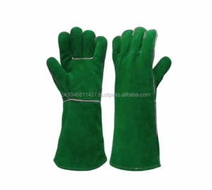 Gants de sécurité en cuir de vachette pleine fleur de haute qualité, lisses, résistants à la chaleur et aux étincelles, robustes, pour la protection des mains des soudeurs - Product Image 3