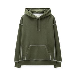 Sudadera con Capucha de Algodón Grueso de Alta Calidad con Cordón, Personalizable, para Hombre, Estilo Urbano, con Logotipo OEM, Servicio de Personalización - Product Image 4