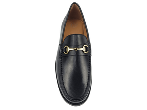 Mocasines Negros para Hombre, Punta Redonda, Sin Cordones, Zapatos de Oficina y Carrera, Antideslizantes, con Amortiguación de Aire, Suela de Goma, Logotipo Grabado - Product Image 2
