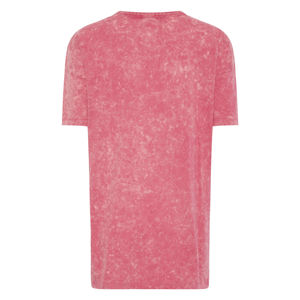 Camiseta de Punto con Lavado Ácido para Mujer, 180GSM, Algodón Ligero, Ecológica, Informal, Verano, Vintage, Ropa de Marca Privada OEM - Product Image 5