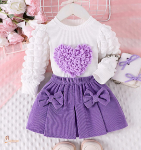 Conjunto de Ropa Infantil de Estilo Vintage, Camiseta Blanca de Manga Larga con Botones para Otoño, Pantalones, Traje para Niños - Product Image 1