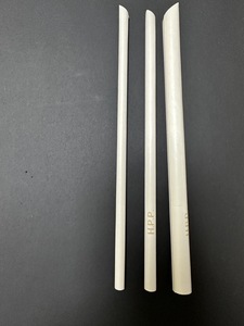 Pailles à boire en bambou réutilisables, accessoires de bar minimalistes, couleur blanche - Product Image 2