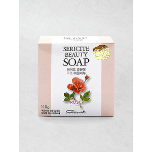 White Mica Beauty <b>Soap</b> Infused with Rose Fragrance - Product Image 1