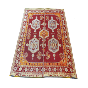 Thailand Made Wrinkle-Resistant Outdoor Carpets Rug Pattern Corrosion Resistant 100% Polypropylene Plastic Jacquard <b>Mat</b> - Product Image 1
