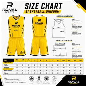 RONAL SPORTS Fournisseur d'uniformes de basketball, logo personnalisé, uniformes de basketball disponibles dans toutes les tailles et couleurs, en promotion - Product Image 6