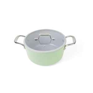 Olla de aluminio antiadherente con tapa de vidrio, compatible con inducción, para cocinar sopa, utensilios de cocina, gran capacidad - Product Image 3