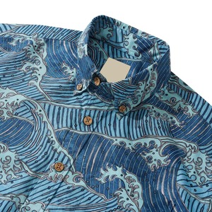 Camisetas Tribales para Hombre, Camisa Formal para Hombre, Ropa Casual Hawaiana, Fijiana, Tongana, Camisas con Estampado Tapa, Personalizables, Polinesias - Product Image 3