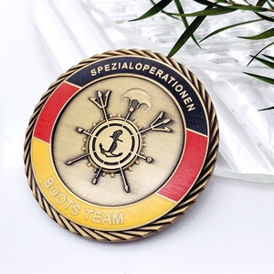 Moneda de recuerdo Cloisonne de aleación de zinc, Marktex - Product Image 1