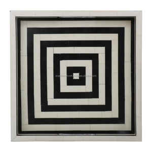 ถาดสลักลายกระดูกทำจากไม้ธรรมชาติทำด้วยมือปรับแต่งได้สำหรับบ้านร้านอาหารโรงแรมโดยตรง - Product Image 1