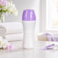Bouteille vide transparente en PET pour perles de parfum pour lessive avec bouchon à vis pour emballage de parfum en marque blanche en gros
