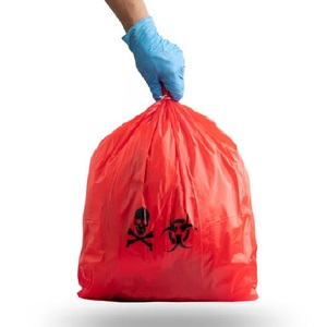 Bolsas de basura hospitalarias farmacéuticas azules no peligrosas, bolsas de basura de almidón de maíz para hospitales, bolsas de residuos sanitarios para hospitales - Product Image 6