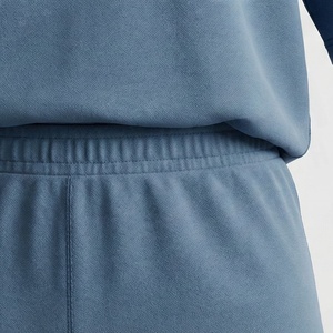 <b>Women's</b> 2 Piece Knitted Solid Color Loose Fit Crew Neck Short Sleeve T Shirt and Above Knee Shorts <b>Set</b> Breathable Casual Wear - Product Image 5
