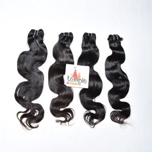 Natural <b>Black</b> Straight Vietnamese Processing Women Bundle machine double weft cuticle aligned weaving Human <b>Hair</b> <b>Extensions</b> - Product Image 3