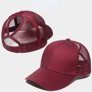 Casquette Trucker Unisexe en Coton Broderie Imperméable Design Uni Logo Personnalisé Vente en Gros Personnalisable Streetwear Décontracté pour Adulte - Product Image 2