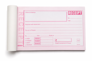 Hawamahal Cash Receipt <b>Book</b> Carbon Copy Receipt <b>Book</b> 50 plus 50 Carbon pages 100 Page Receipt <b>Book</b> 19x11cm White Paper Ruled - Product Image 5
