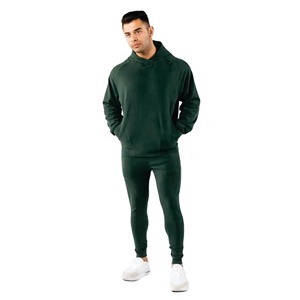 Chándal Deportivo Informal con Capucha y Estampado Personalizado para Mujer, 100% Algodón, Secado Rápido, Transpirable, Cintura Elástica - Product Image 1