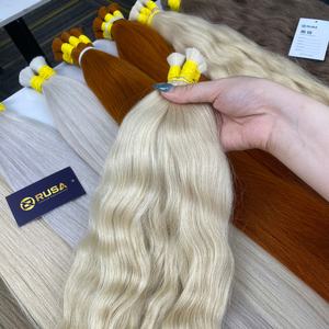 Venta al por mayor de cabello ondulado personalizado con longitud de 10 a 34 pulgadas, extensiones de cabello a granel de fábrica vietnamita de alta calidad - Product Image 2