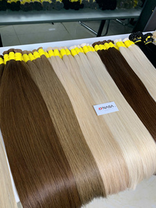 Extensiones de cabello Remy de onda Natural a granel más vendidas cabello virgen vietnamita 100 gramos Color más claro solo 20 pulgadas - Product Image 5