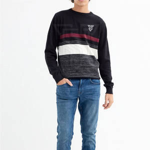 Sudadera de Punto 100% Algodón para Hombre, de Alta Calidad OEM, Diseño Invernal de Última Moda, Logotipo Personalizable, Patrón Liso, Disponible al por Mayor - Product Image 1