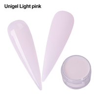 UNIGEL 40 Couleurs Nude Néon Pailleté Acrylique 3-en-1 Poudre à Tremper Longue Durée Séchage Rapide Non Toxique Mat pour Sculpture d'Ongles Usage Professionnel OEM