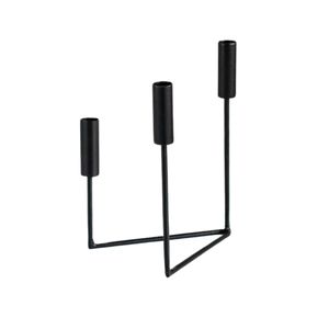 Nouveau support décoratif géométrique en fer thermolaqué pour bougies et bougies chauffe-plat, idéal pour l'éclairage de chambre et la décoration festive - Product Image 6