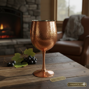 Copa de Vino de Cobre de Lujo ONELYF, Ecológica, Irrompible, Apta para Lavavajillas, Mantiene el Vino Frío, Capacidad <200ml, Ideal para Fiestas - Product Image 2