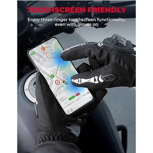 Guantes de invierno para motocicleta, guantes cálidos impermeables para montar en motocicleta con pantalla táctil, adecuados para competición de motociclismo - Product Image 2