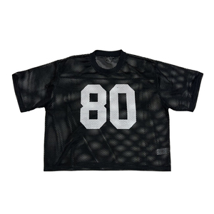 Uniforme de fútbol americano retro personalizado, jersey de malla vintage de moda, camisetas de manga corta con estampado personalizado para hombre, tallas grandes - Product Image 1