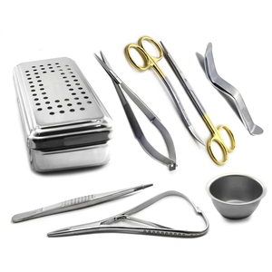 Ensemble d'instruments dentaires manuels ergonomiques en acier inoxydable de haute qualité certifiés CE pour la chirurgie osseuse - Product Image 1