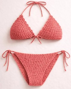 Modèle de bikini au crochet |   Bikini fait main : soutien-gorge et bas - Product Image 2